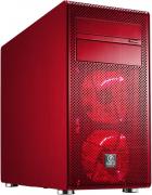 PC-V600FR Mini Tower Chassis - Red