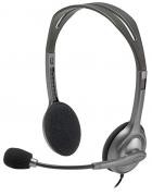 H111 3.5mm Jack Stereo Headset With Noise-cancelling Mic - Black