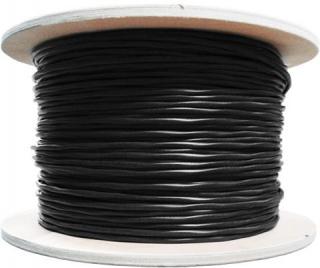 CAT5e 500m Solid UV STP Cable - Black - Drum 