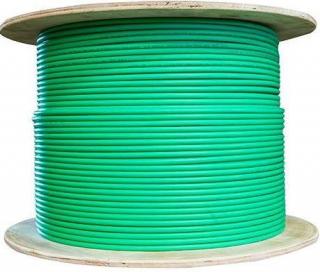 CAT6 500m Solid UTP Cable - Green - Drum 