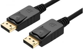 Y-C608BK Male DisplayPort To Male DisplayPort Cable - 2m 