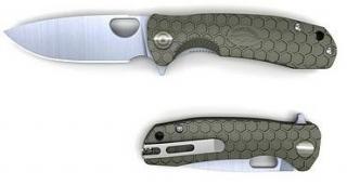 HB1003 Large Flipper Knife - Green 