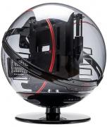 WinBot Transparent Sphere Chassis - Black & Red