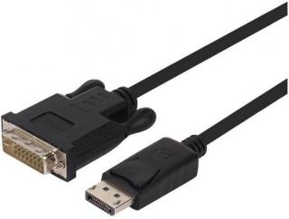 DisplayPort to DVI Male Cable 