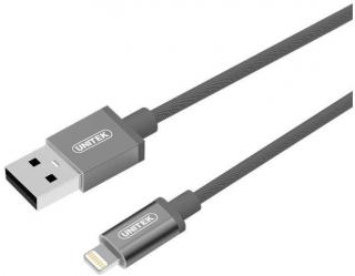 Y-C499AGY USB To Lightning 1m Charge & Sync Cable - Grey 