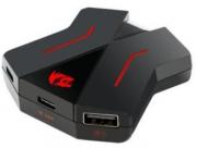 ERIS Gamepad to Mouse and Keyboard Converter Adapter with Desktop App - Black & Red