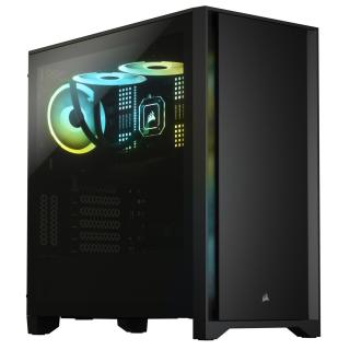 4000D Tempered Glass Mid Tower Chassis - Black 