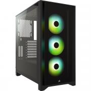 iCUE 4000X Tempered Glass Mid Tower Chassis - Black