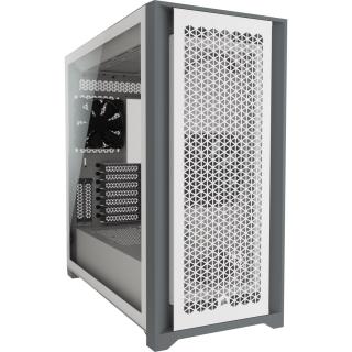 Obsidian 5000D Airflow Tempered Glass Mid Tower Chassis - White 