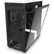 H710 Windowed Mid Tower Chassis - Matte White/Black