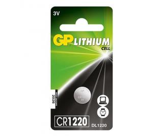 Lithium Coin CR1220 Battery - 1 Pack 