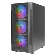 NX Series NX260 Tempered Glass Mid Tower Chassis - Black
