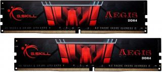 Aegis DDR4 2 x 16GB 3200MHz DDR4 Desktop Memory Kit - Black & Red (F4-3200C16D-32GIS) 