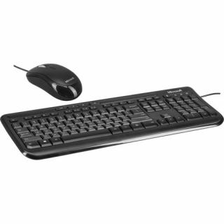 Wired Desktop 600 USB Keyboard and Mouse Set - Black 