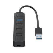 4-Port USB3.0 Hub With Type-C Power Port - Black (TWU32-4A-BK-EP)