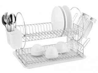 Catania 202 Chrome-Plated 2 Tier Dish Drainer 