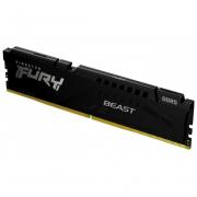 Fury Beast Black 16GB 4800MHz DDR5 Desktop Memory Module - Black (KF548C38BB-16)