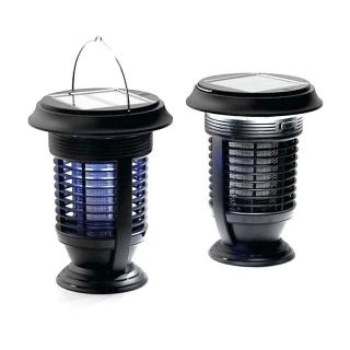 MS5119 35Lm Solar Mosquito Killer Lantern - Black 