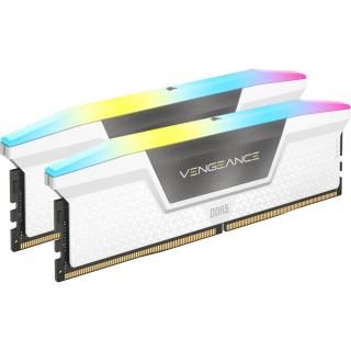 Vengeance RGB 2 x 16GB 5200MHz DDR5 Desktop Memory Kit - White (CMH32GX5M2B5200C40W) 