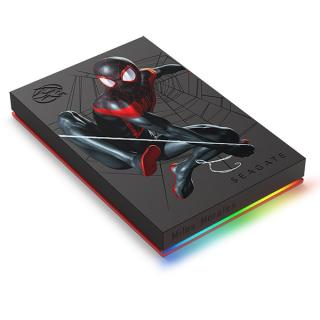 Miles Morales Drive Special Edition FireCuda 2TB External Hard Drive with Customizable RGB LED (STKL2000419) 