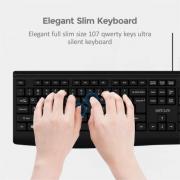 KC100 USB Keyboard and Mouse set - Black