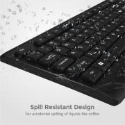 KC100 USB Keyboard and Mouse set - Black