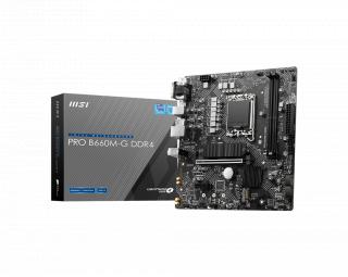 PRO Series Intel B660 Socket LGA1700 Micro-ATX Motherboard (PRO B660M-G DDR4) 