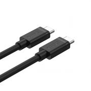 1m USB3.0 Type-C Male To Male Data Sync & Charge Cable - Black (Y-C477BK)