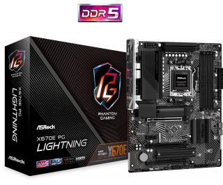 Phantom Gaming AMD X670E AM5 ATX Motherboard (X670E PG Lightning) 