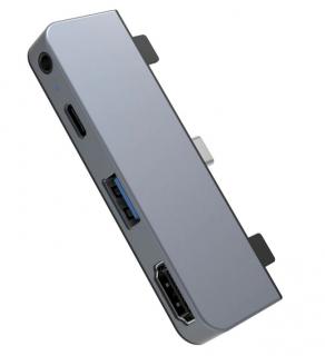 HyperDrive 4-in-1 USB-C Hub for iPad - Grey 