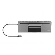 uHUB 1+ 11-in-1 USB-C MST Triple Display Docking Station with 100W Power Delivery and Dual Card Reader