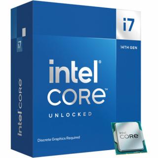 Boxed Core i7 14th Gen i7-14700K 3.4GHz No Fan w/Graphics Processor (BX8071514700K) 