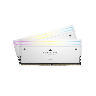 Dominator Titanium RGB 2 x 24GB 6000MHz DDR5 Desktop Memory Kit - White 