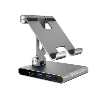 Portable Multi-Angle Stand with Docking Station for iPad Pro 