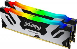 Fury Renegade RGB Silver 2 x 16GB 8000MHz DDR5 Desktop Memory Kit (KF580C38RSAK2-32) 