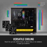 Carbide Series 275R Airflow Tempered Glass Mid-Tower Gaming Chassis - Black