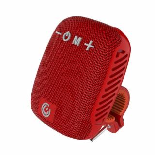 SonicGo! BikeClipz Portable Wireless Cycling Speaker - Brilliant Red 