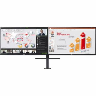 27'' QHD Ergo Dual Monitor with USB-C and Daisy Chain 